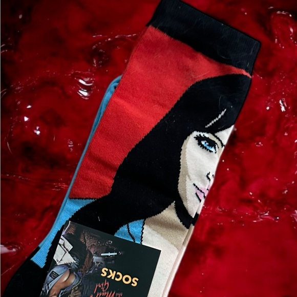 Darcy the mail girl the last drive in socks Joe bob Briggs jamboree - Picture 3 of 7